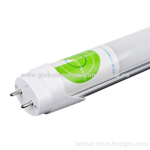 T8 2835 SMD 1.2m 18W 97lm/W LED Tube with Radar Sensor, 2,800-6,500K Color Temperature